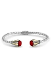 Samuel B. Twisted Cable Bracelet In Red