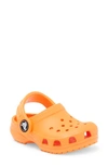 Crocs Kids' Classic Clog In Orange Zing