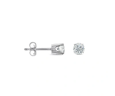 Diana M. 14kt White Gold Diamond Stud Earrings Containing 0.50 Cts Tw