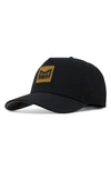Melin Odyssey Stacked Hydro Performance Adjustable Baseball Cap In Black