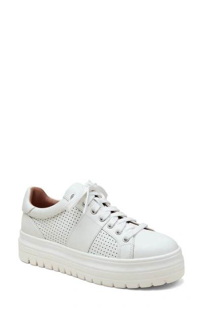 Linea Paolo Jett Platform Sneaker In Eggshell