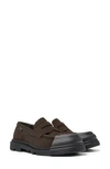 Camper Junction Loafer In Dark Gray