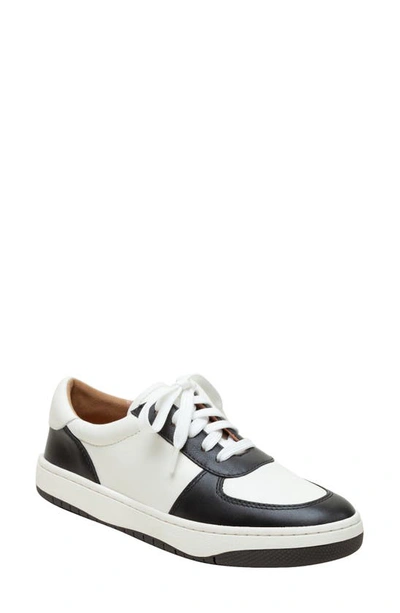 Linea Paolo Krista Sneaker In Eggshell/ Black