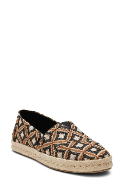 Toms Alrope Espadrille In Black