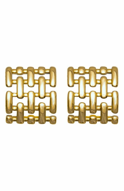 St. Moran Vesper Grid Earrings In Gold