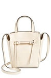 Mulberry Mini Clovelly Leather Tote In Eggshell
