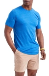 Goodlife Triblend Scallop Crew T-shirt In Lapis Blue