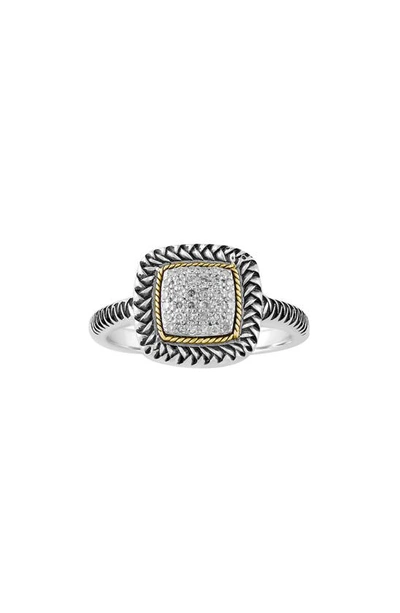 Effy Sterling Silver Diamond Ring In White/ Silver