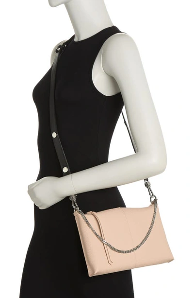 Allsaints Eve Leather Crossbody Bag In Neutral