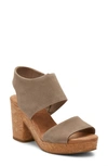 Toms Mayorca Platform Sandal In Natural