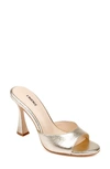 L Agence Avery Slide Sandal In Gold