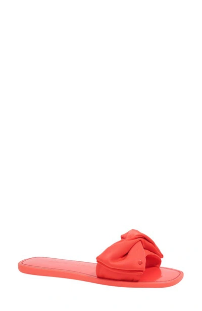 Kate Spade Bikini Slide Sandal In Ponderosa Red