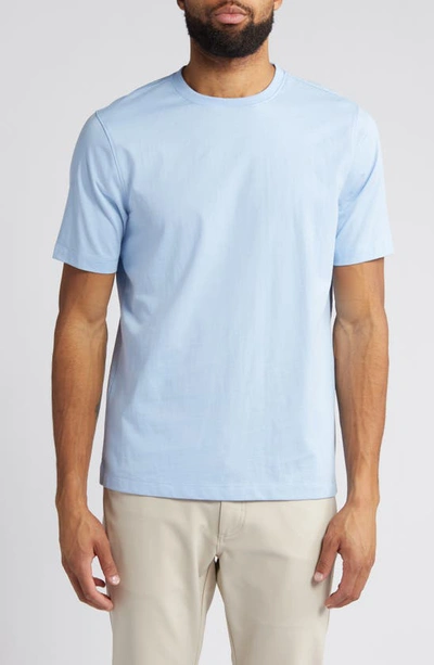 Scott Barber Solid Pima Cotton T-shirt In Sky Blue