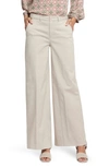 Nydj Whitney High Waist Wide Leg Pants In Feather