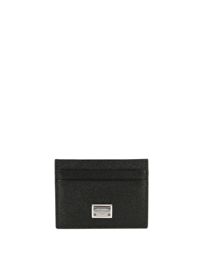 Dolce & Gabbana "dauphine" Card Holder In Black