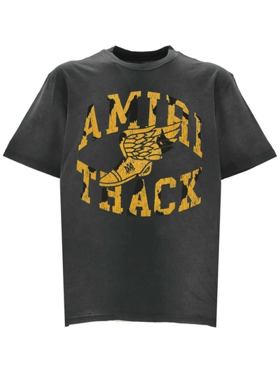 Amiri T-shirts And Polos In Faded Black