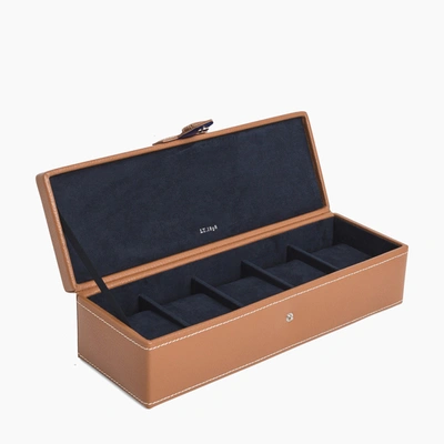 Le Tanneur Coffret 5 Montres En Cuir In Brown