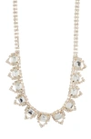 Tasha Crystal Frontal Necklace In Gold