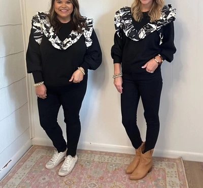 Crosby By Mollie Burch Ollie Jumper In Form And Figure In Multi