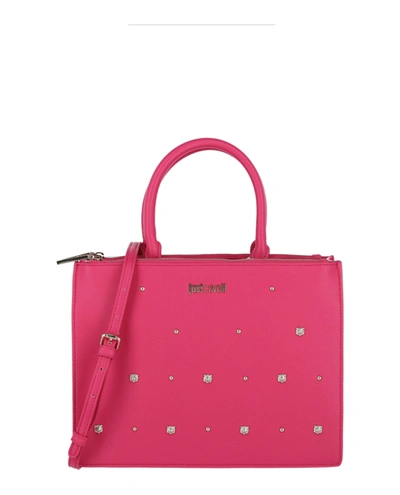 Just Cavalli Studded Shoulder Bag In Multi