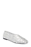 Jeffrey Campbell Skylark Flat In Silver