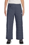 Nike Acg Therma-fit Adv Quilted Insulated Wide Leg Pants In Blue