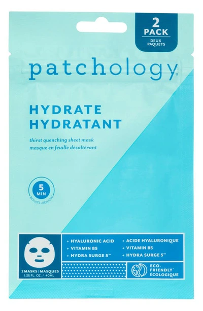 Patchology 2-pack Hydrate Flashmasque™ 5-minute Facial Sheet Masks In White
