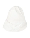 Jil Sander + Woman Hat White Size Xl Cotton