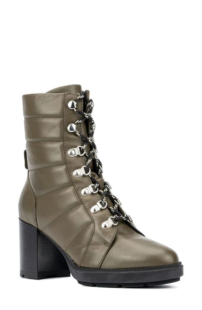 Aquatalia Ivanya Hiker Boot In Dark Green