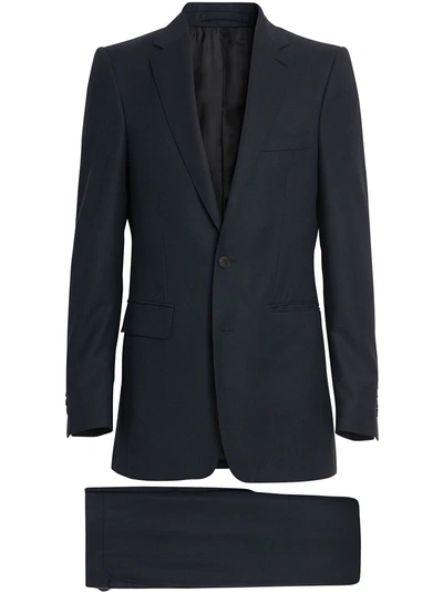 Burberry Slim-fit Wool Suit - Blue