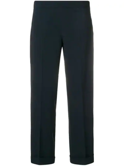Max Mara 's  Cropped Trousers - Blue