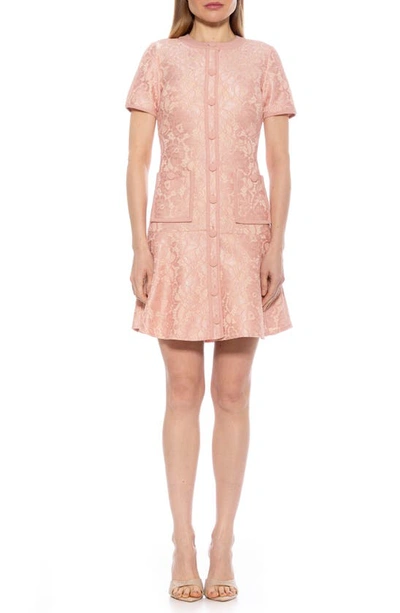 Alexia Admor Brecken Lace Dress In Pink