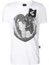Vivienne Westwood Anglomania Heart Globe T-shirt - White