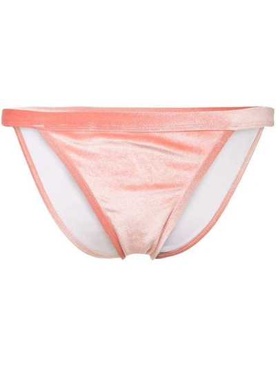 Suboo Velvet Brazilian Briefs In Pink