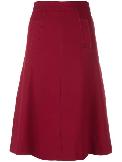 P.a.r.o.s.h . A-line Skirt - Red