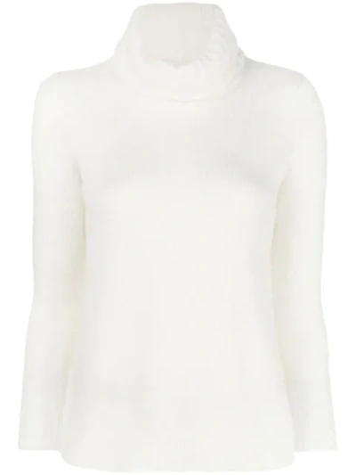 Blugirl Roll Neck Sweater - White