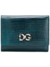 Dolce & Gabbana Small Logo Wallet In Blue