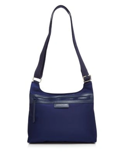 Longchamp Navy Blue Nylon Le Pliage Hobo Longchamp