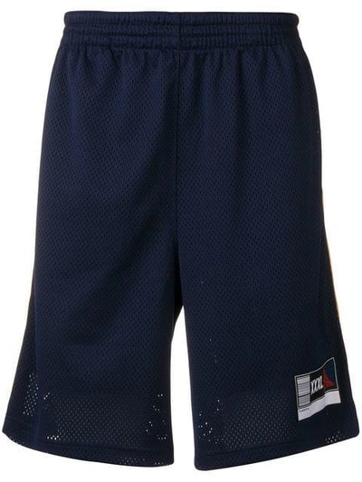 Alexander Wang Casual Track Shorts In Blue