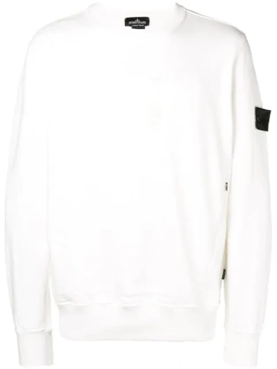 Stone Island Shadow Project Classic Sweatshirt In White