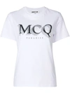 Mcq By Alexander Mcqueen Mcq Alexander Mcqueen Logo Print T-shirt In Bianco