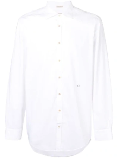 Massimo Alba Classic Plain Shirt In White
