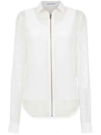 Gloria Coelho Zipped Shirt In White