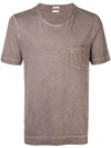 Massimo Alba Round Neck T-shirt In Brown