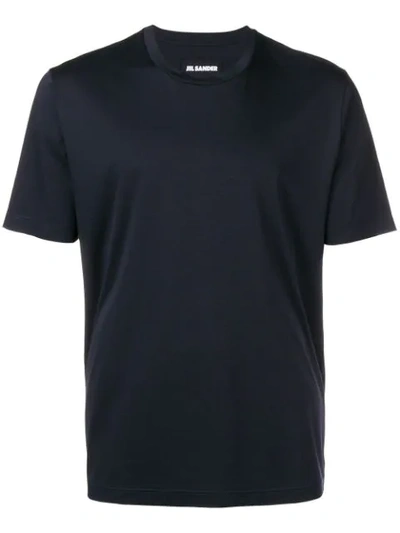 Jil Sander Classic Crew-neck T-shirt In Blue