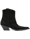 Maison Margiela Pointed Toe Cowboy Boots In Black