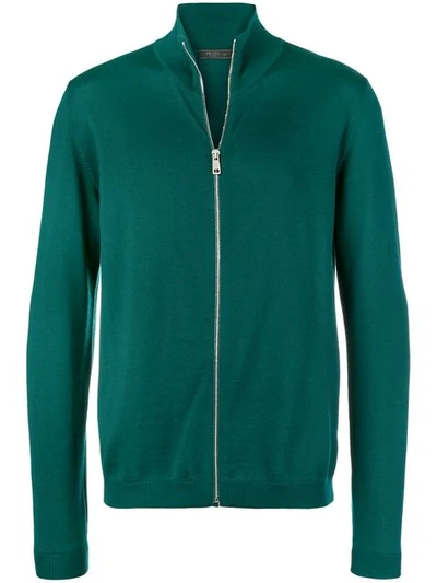 Prada Knitted Track Top - Green