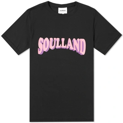 Soulland Guido Logo Tee In Black