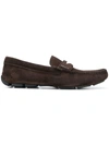 Prada Classic Saffiano Loafers - Brown