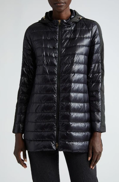 Herno A Shape Nylon Ultralight In Black